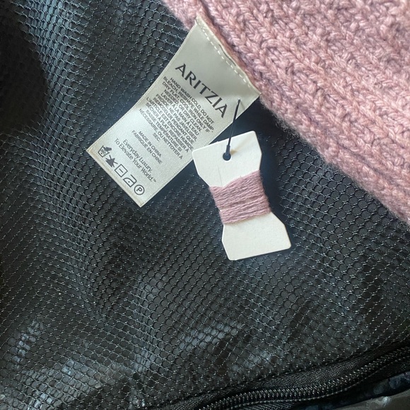 Aritzia Sunday Best Cable Knit Peggy Sweater in Muave - Picture 2 of 7